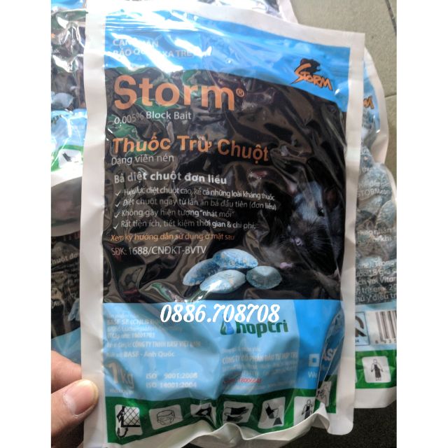 Thuốc diệt chuột 1kg storm