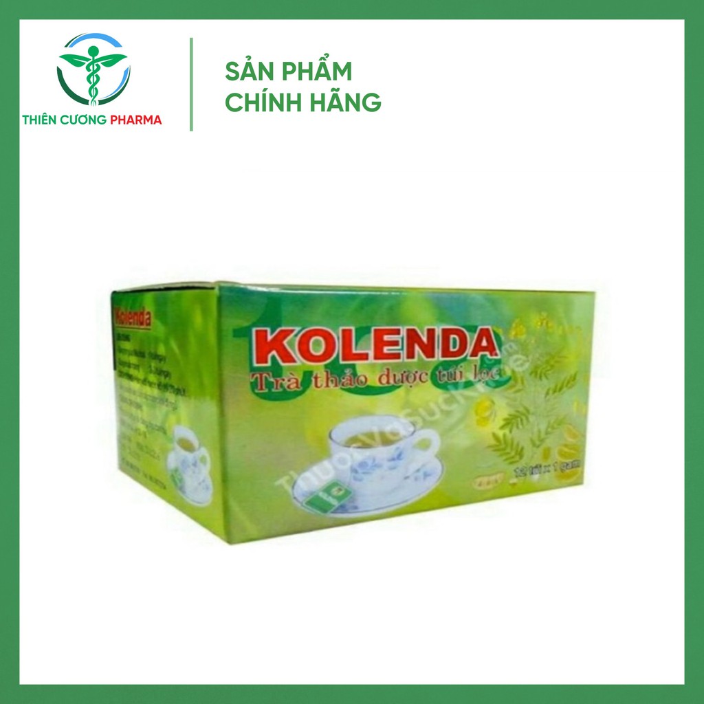 Trà thảo dược túi lọc Kolenda (hộp 10 túi) Nhuận tràng, hỗ trợ giảm táo bón