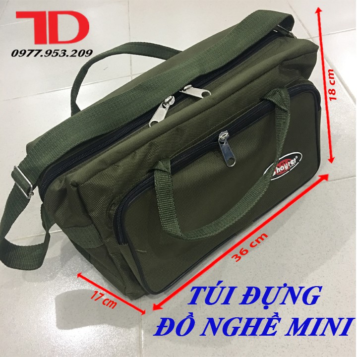 Túi đựng đồ nghề Mini, Túi đồ nghề mẫu mới 3 ngăn
