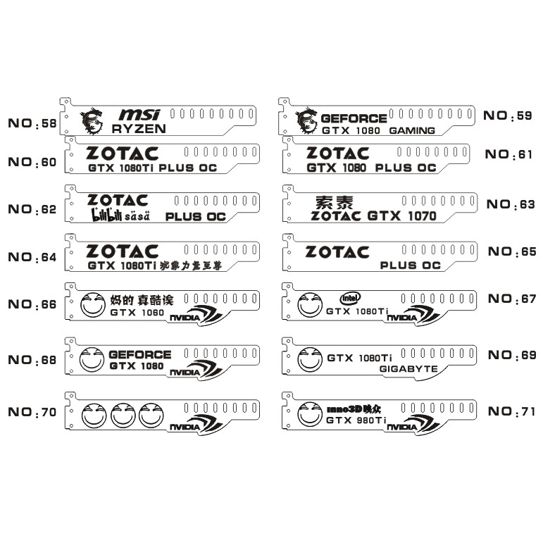 Giá Đỡ VGA Led RGB Đồng Bộ - Khắc Theo Yêu Cầu | BigBuy360 - bigbuy360.vn