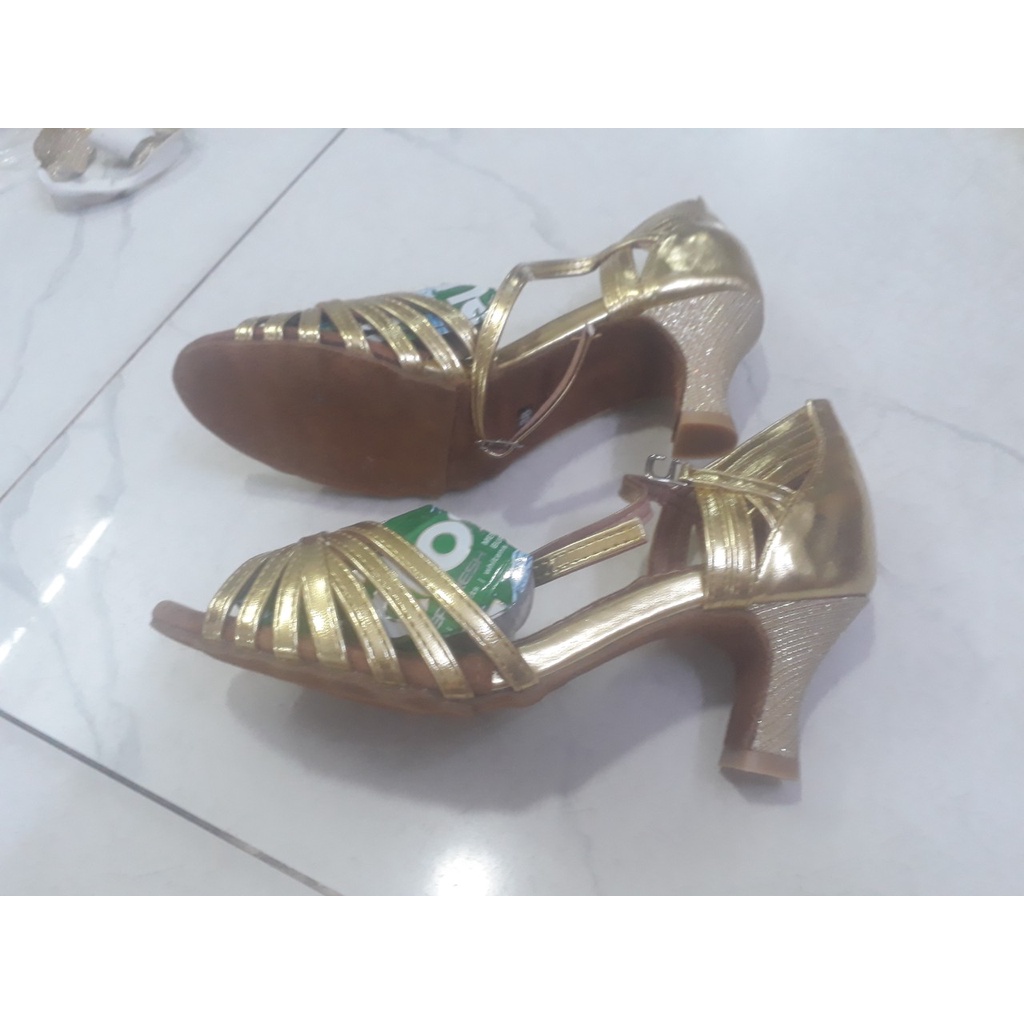 Giày khiêu vũ đế da mềm- mẫu cao cấp 5 phân