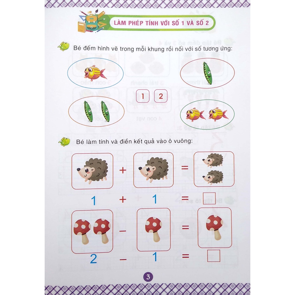 Sách Chuẩn Bị Vào Lớp 1 - Bé Vui Học Toán - Tập 2