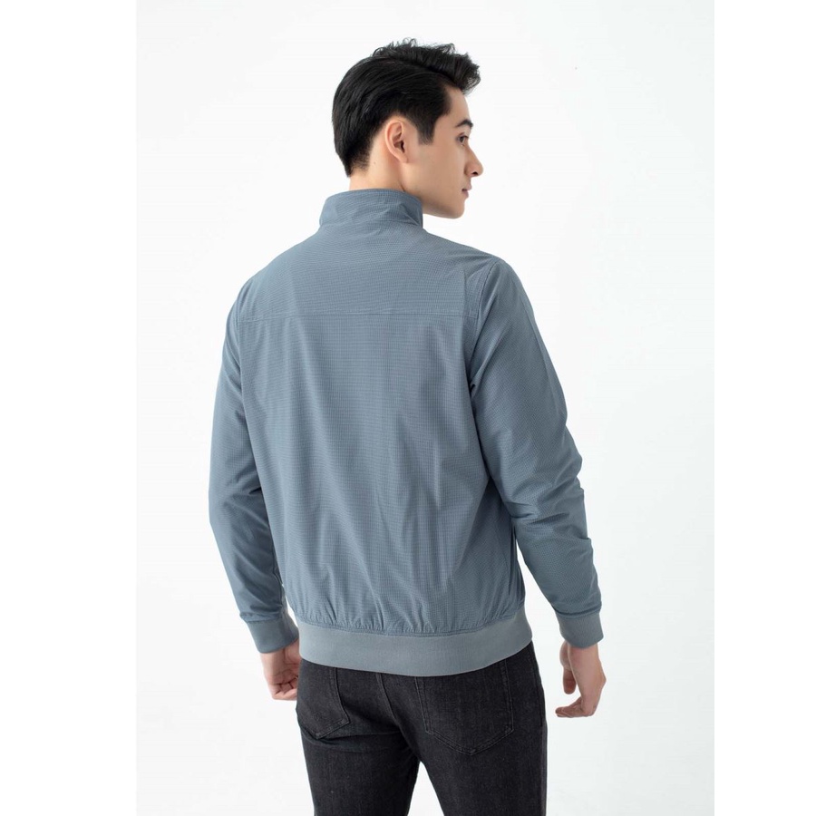 Áo khoác gió Insidemen IJK016W1 2 lớp, tay và gấu bo chắc chắn, cổ bẻ nhỏ