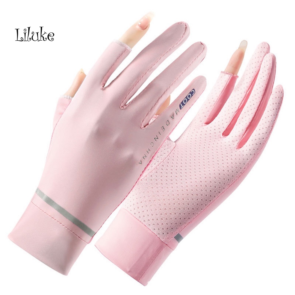 Đôi Găng Tay Mùa Hè Co Giãn Tốt Màu Sắc Xinh Xắn