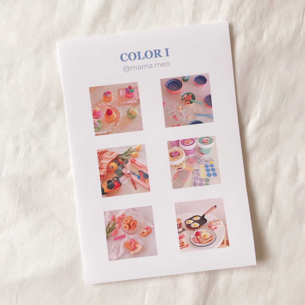 Color Sticker Hình Dán Trang Trí Sổ Tay | Bullet Journal