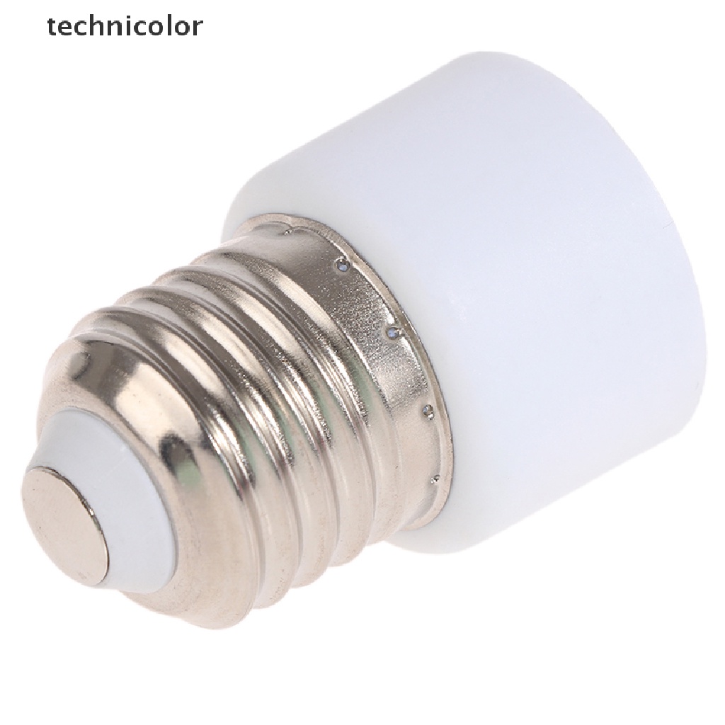 technicolor 220V E27 ABS White Connector Accessories US/EU Plug Screw Bulb Base Adapter TYG