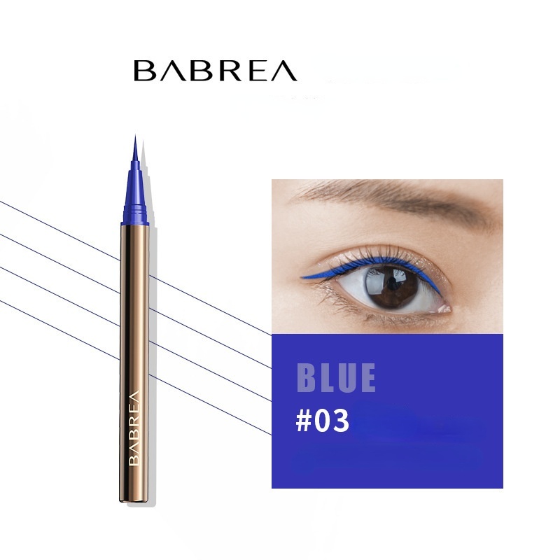 BABREA Bút Kẻ Mắt Dạng Lỏng Chống Thấm Nước Và Mồ Hôi Nhanh Khô Lâu Trôi Tiện Dụng
