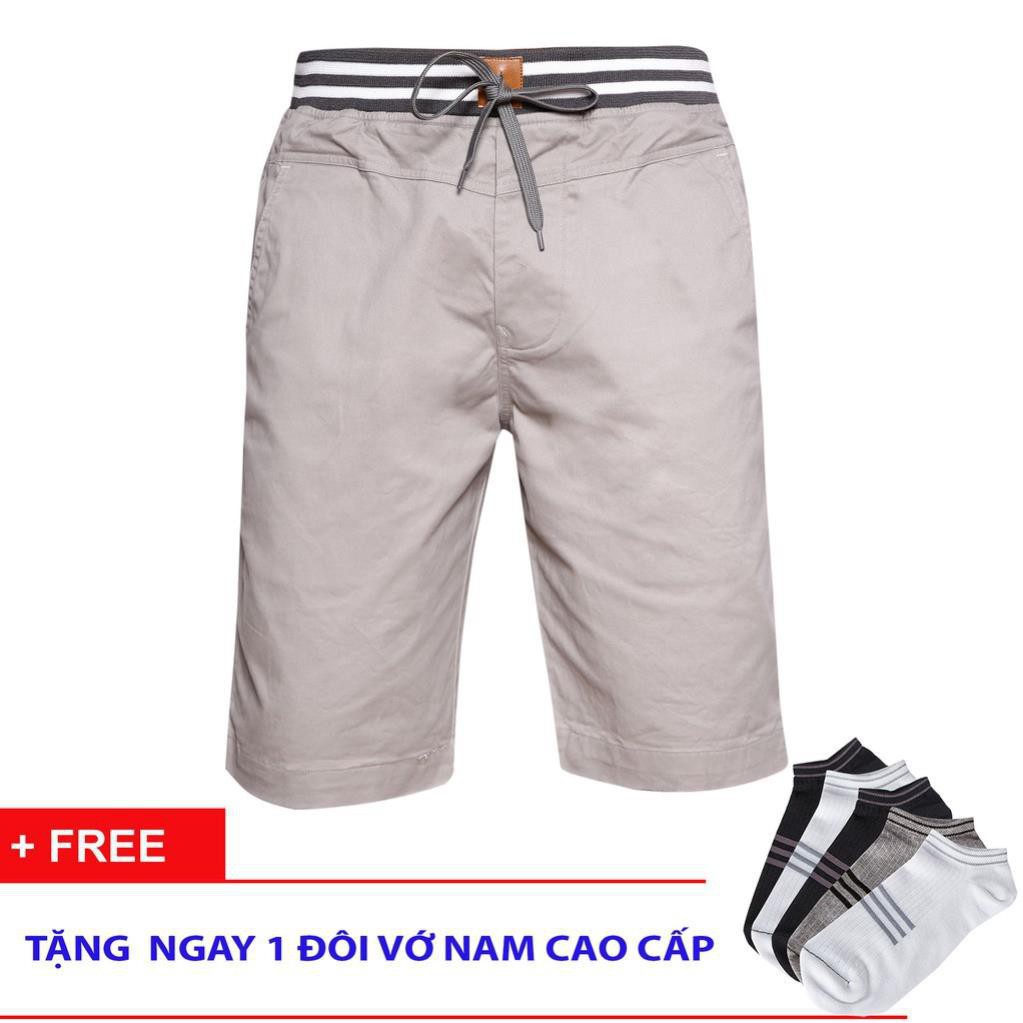 Quần short kaki nam bo thun cao cấp Gabofashion kkb001( tặng vớ) hàng VNXK