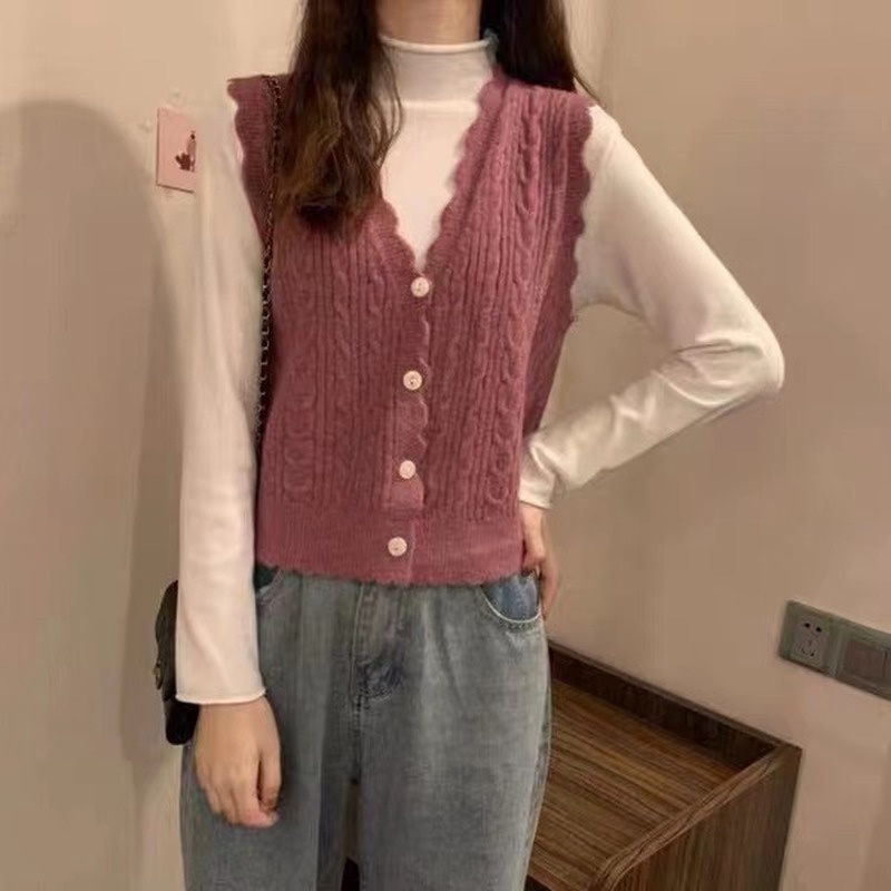 Áo khoác len không tay thời trang nữ tính | BigBuy360 - bigbuy360.vn