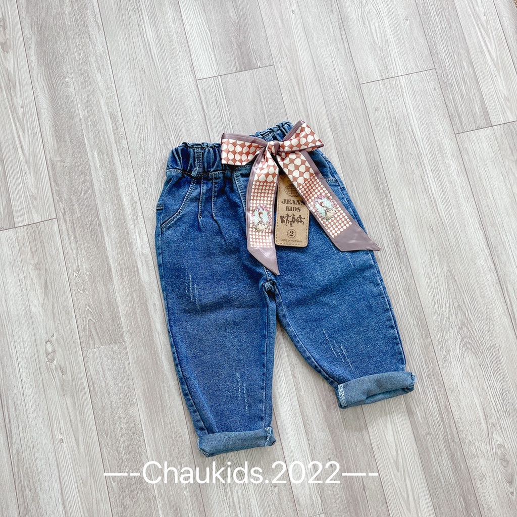 SALE QUẦN JEAN DÀI CỘT KHĂN THỜI TRANG CAO CẤP SIZE 18-30KGKG(JEAN DG)