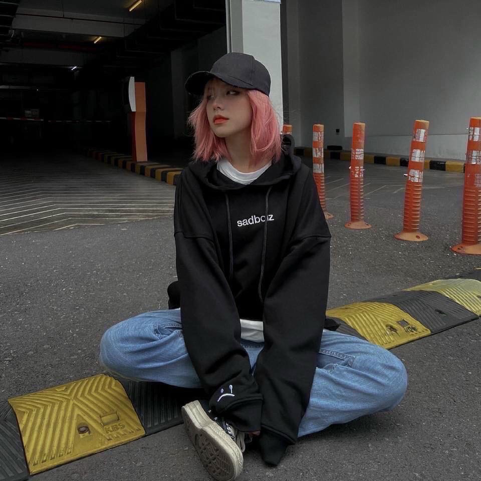 Áo Khoác Hoodie Nỉ SAD.BOY Unisex Nam Nữ Form Rộng Ulzzang KN03 | BigBuy360 - bigbuy360.vn