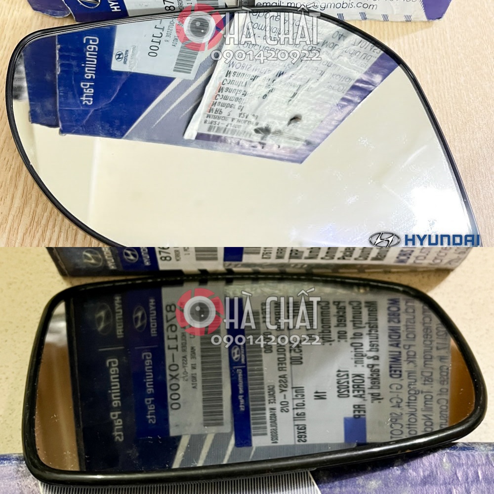 Mặt gương chiếu hậu Hyundai i10 & EON đời 2007 - 2013 🚘 Nhập khẩu HYUNDAI MOBIS Ấn Độ 🎯 Bảo hành 100% là hàng chính hãng