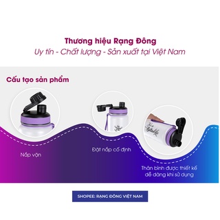 Bình đựng nước cá nhân 1lit RẠNG ĐÔNG Model RD-10P1
