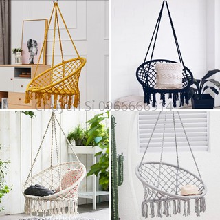 Võng Lưới Ghế Tròn Vintage Decor Xinh Xắn