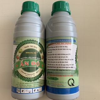 Đặc trị bệnh thán thư, rỉ sắt, đốm lá, lem lép hạt - HOSAVIL 5SC - Nhậ Khẩu Ấn Độ