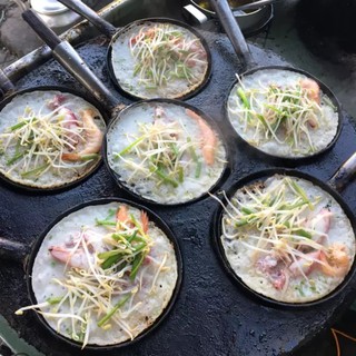 [TẶNG CÁN GỖ+ 1 đôi đũa tre] Khuôn đúc bánh xèo miền trung chính gốc có tay cầm đủ size GIÒN BÁNH KHÔNG DÍNH[Ảnh thật]