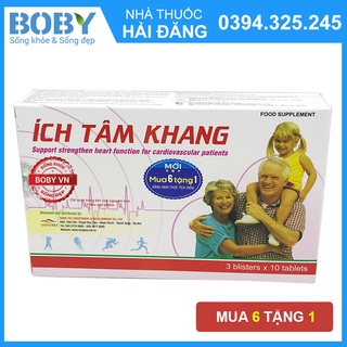 Ích Tâm Khang hỗ trợ tăng cường chức năng tim cho người bệnh tim mạch
