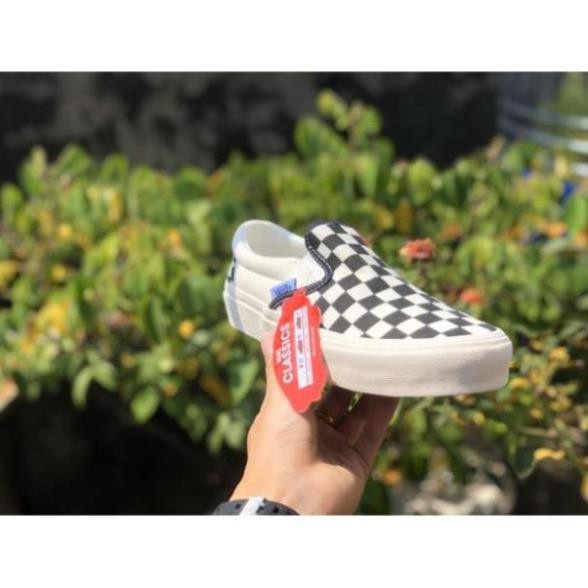 Giầy lười vans caro✅sập giá✅ slip on full box + hộp bảo vệ [fullbox]