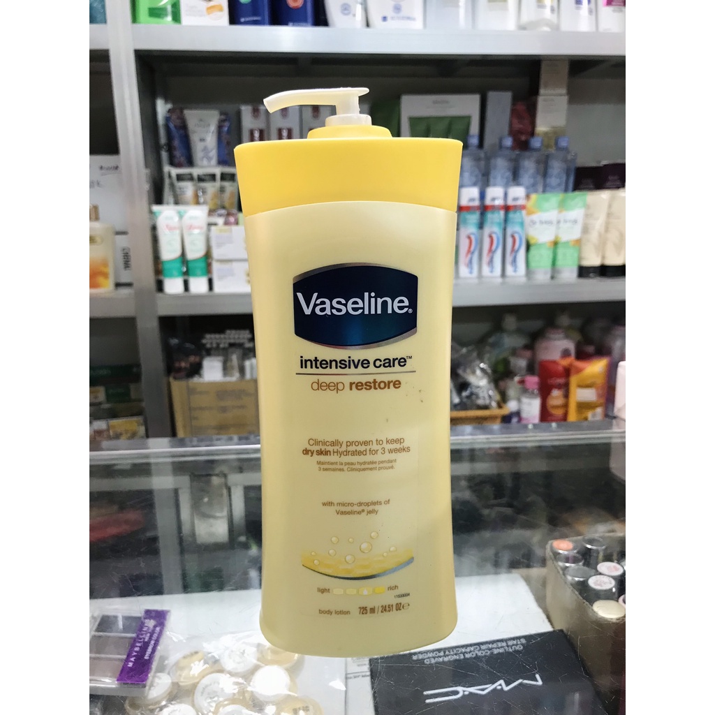 Sữa Dưỡng Thể  Cấp Ẩm Vaseline Intensive Care 725ML Mỹ Phẩm Ngoại Nhập Bảo Vy