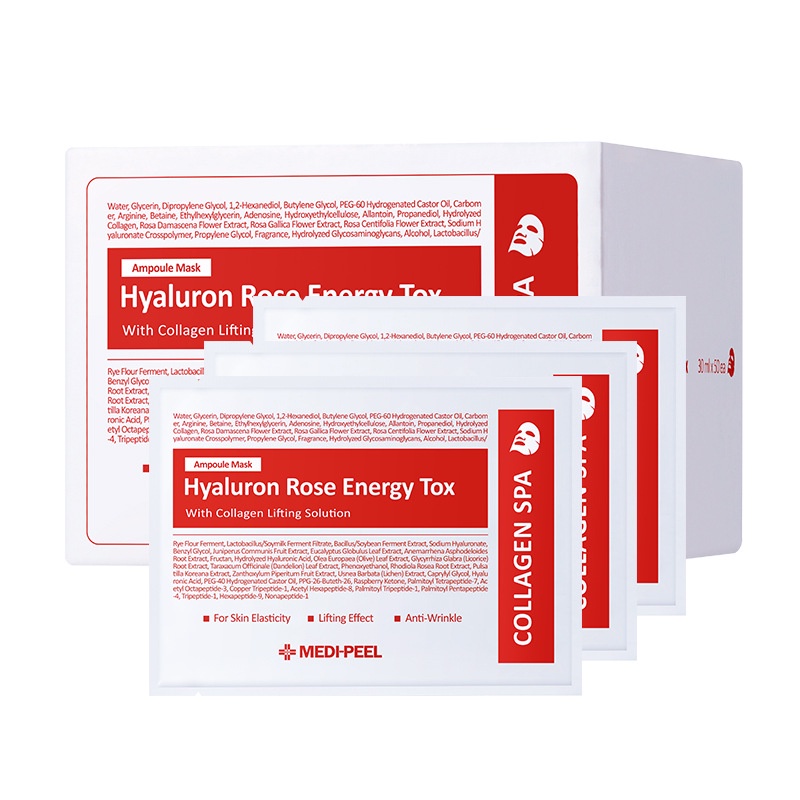 MEDI-PEEL Tinh chất hoa hồng Lactic Acid Bacteria Hydrating Mặt nạ dành cho nữ Dưỡng ẩm Vigor Brightening Hàn Quốc 50 mi | BigBuy360 - bigbuy360.vn