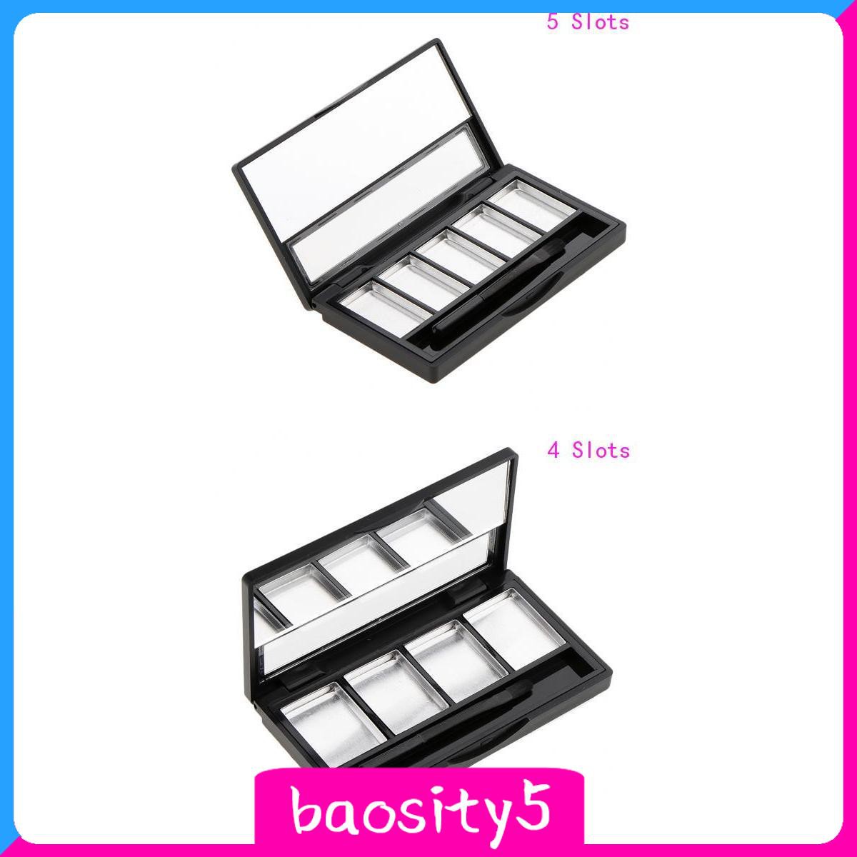 (Hàng Mới Về) Bảng Màu Rỗng Đựng Phấn Mắt Má Hồng Son Môi Diy Có Gương Tiện Dụng | BigBuy360 - bigbuy360.vn