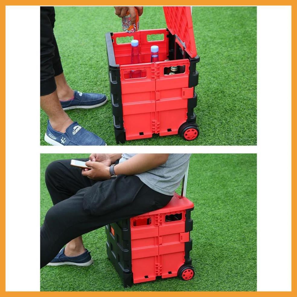 Vali kéo đa năng - Thùng đựng đồ gấp gọn dùng trên ô tô, đi siêu thị