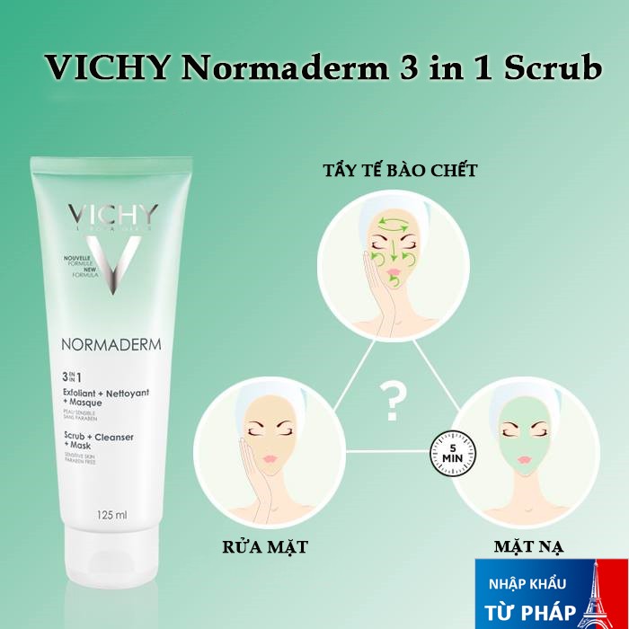 Kem tẩy da chết Vichy Normaderm 125ml | BigBuy360 - bigbuy360.vn