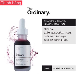 Serum Tẩy tế bào chết AHA/BHA The Ordinanay - Bản Canada đủ Bill