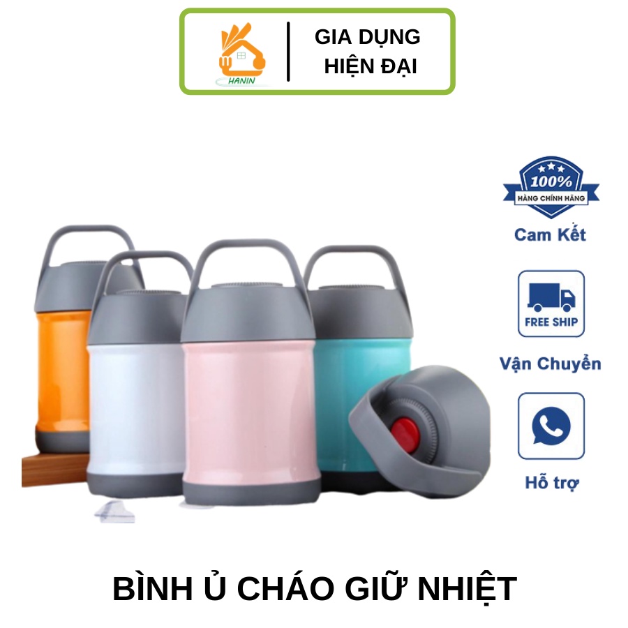 Bình ủ cháo giữ nhiệt siêu tốt chất liệu inox 304 an toàn cho sức khỏe - Bình giữ nhiệt dùng để ủ cháo, ủ ấm thức ăn