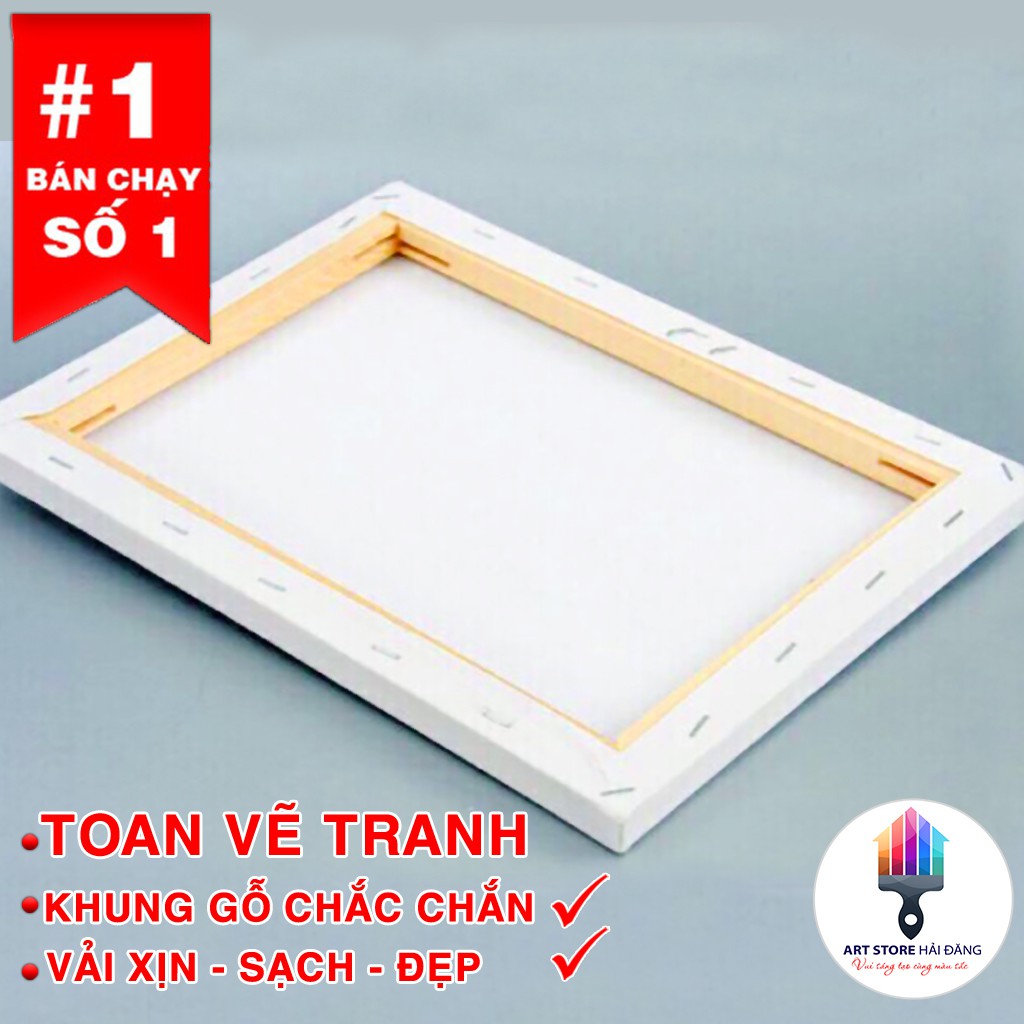 Toan vẽ tranh sơn dầu  20x30cm 3D <3 vải sạch <3 khung gỗ chắc chắn <3 toan vẽ dành cho bé trở thành nghệ sĩ tài ba