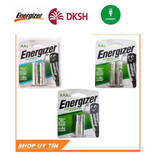 [Hàng Chính Hãng] Pin Sạc Energizer Recharge AA 2300mah, AA 2000mah, AAA 700mAh-[FREE SHIP] TỪ ĐƠN 50K