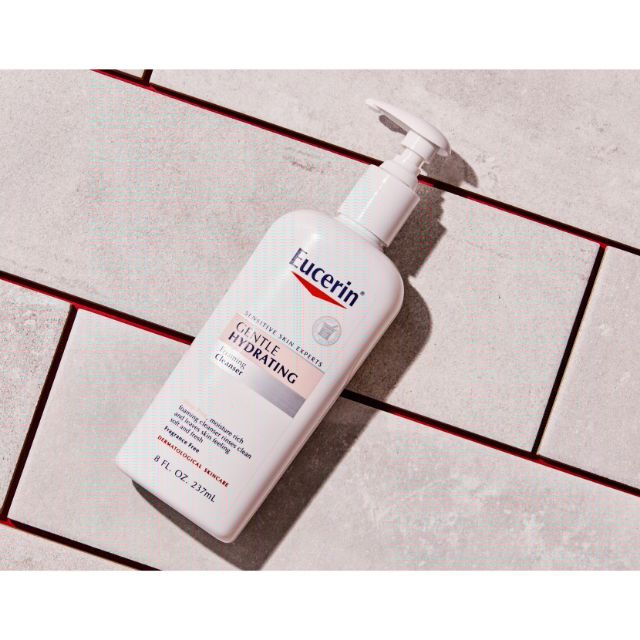 (Sẵn) Sữa rửa mặt dạng bọt cho da nhạy cảm - Eucerin Gentle Hydrating