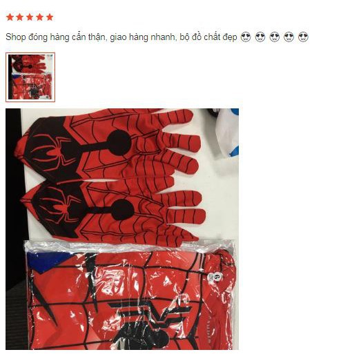 Găng tay cho bé, găng tay nhện chất cotton co giãn 4 chiều Herokids SPIDERMAN30