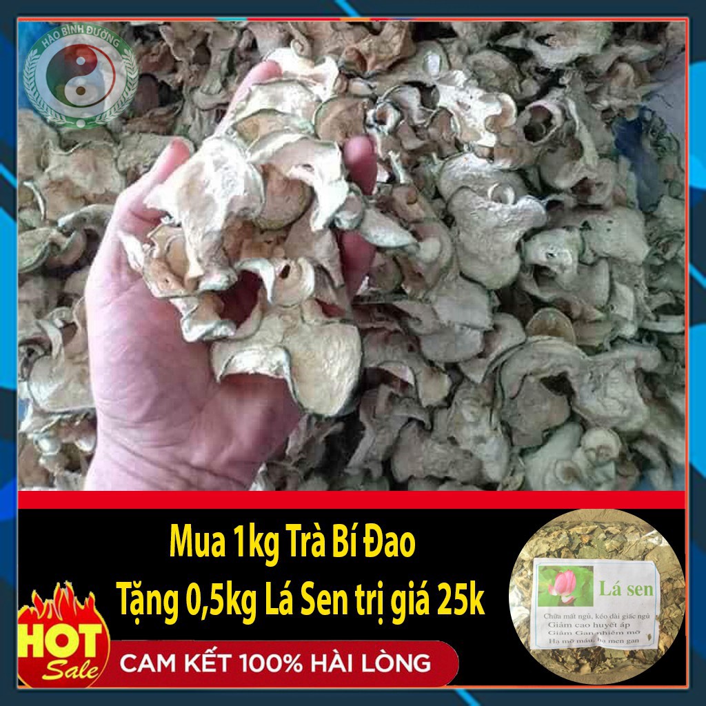 1kg trà bí đao sấy khô vỏ xanh ruột trắng thơm ngon