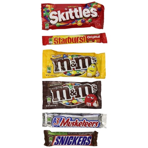 TÁCH LẺ Kẹo socola m&amp;m hộp 30 packs full size - m&amp;m mars chocolate variety pack 30 gói