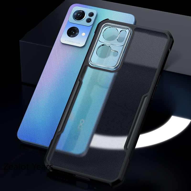 Ốp Điện Thoại Acrylic Chống Sốc Trong Suốt Cho OPPO Reno8 Z Reno7 Z Pro 7Z Reno 8Z 7Z 7 5G Reno7Pro Reno7z