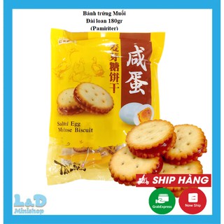 Bánh trứng Muối Đài loan 180gr (Pamiriter)