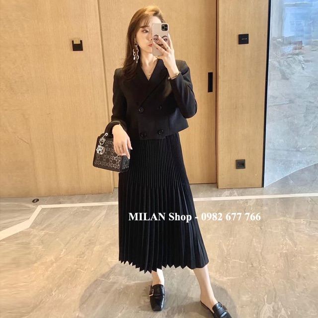 Chân váy xếp ly dáng mới xinh yêu. | BigBuy360 - bigbuy360.vn