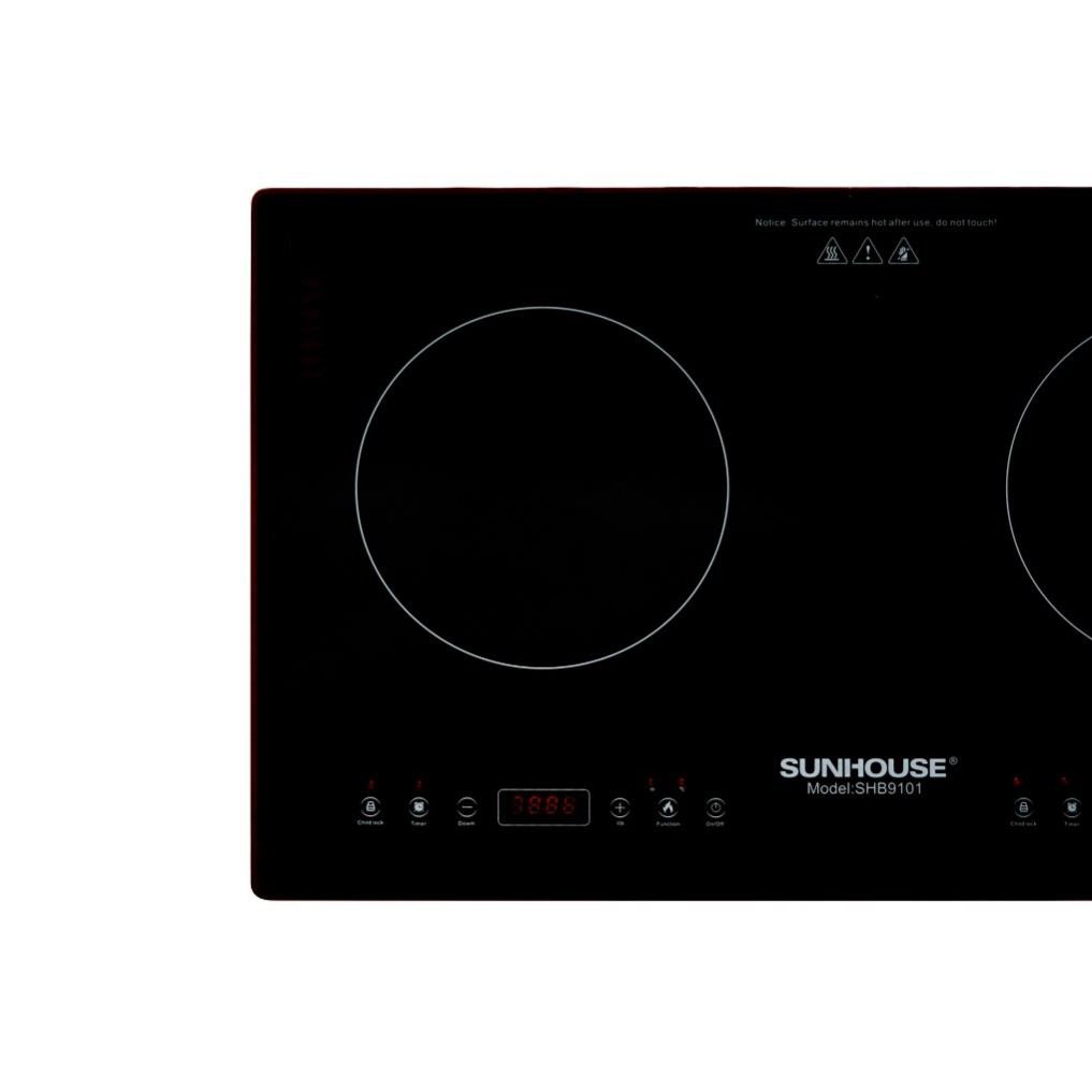 Bếp đôi điện từ Sunhouse SHB9101 - Sunhouse SHB9100