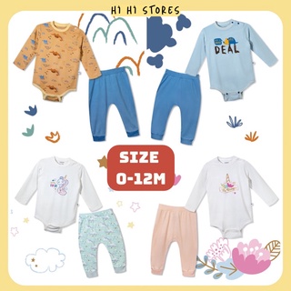 Chaang body chip dài tay Chaang Dino cho bé AW21D12