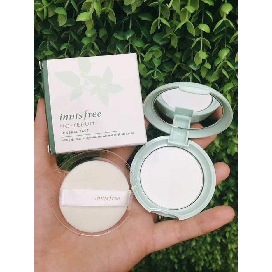 Phấn nén kiềm dầu Innisfree No sebum Mineral Pact