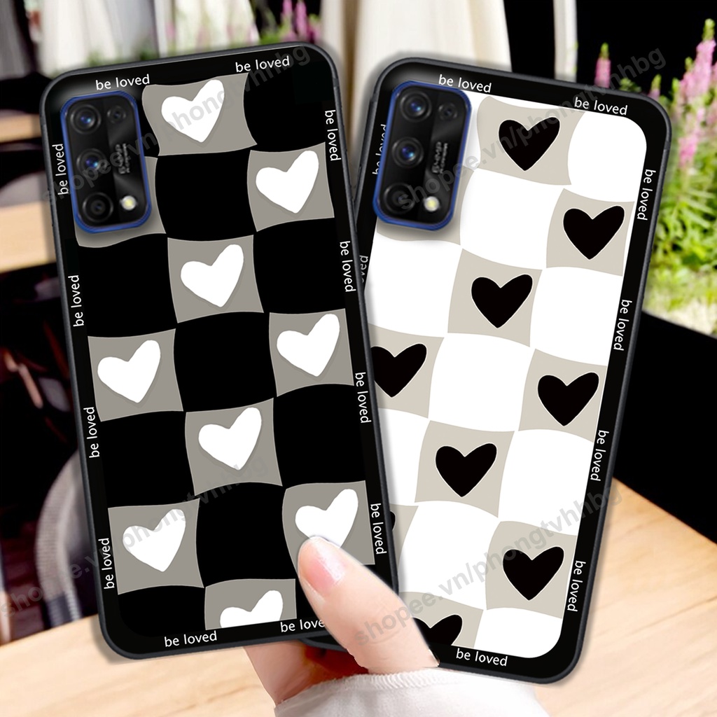 Ốp lưng Realme 7 / Realme 7 Pro  ốp họa tiết trái tim caro, chuột mikey thể thao cực đẹp cute cực bền bỉ