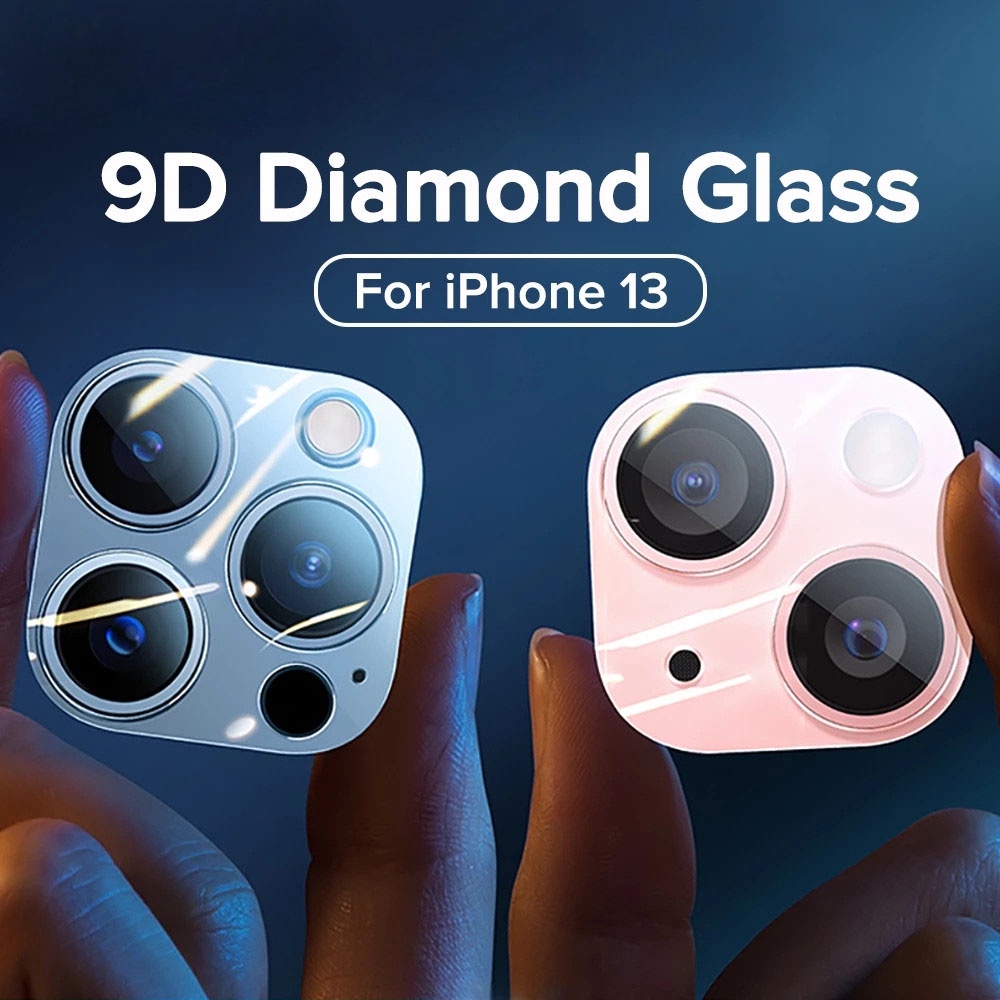 Kính cường lực bảo vệ camera 100D thích hợp cho Apple Iphone 14 pro max  13 12 Mini 11 Pro Max X XS 6 7 8 6S Plus