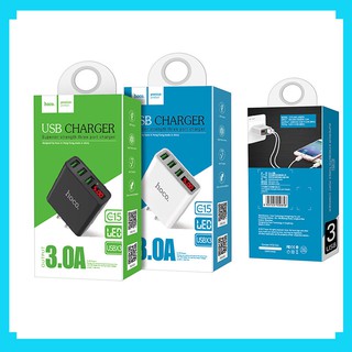 CỦ SẠC NHANH HOCO C15 CÓ ICD - CỐC SẠC 5V/3A