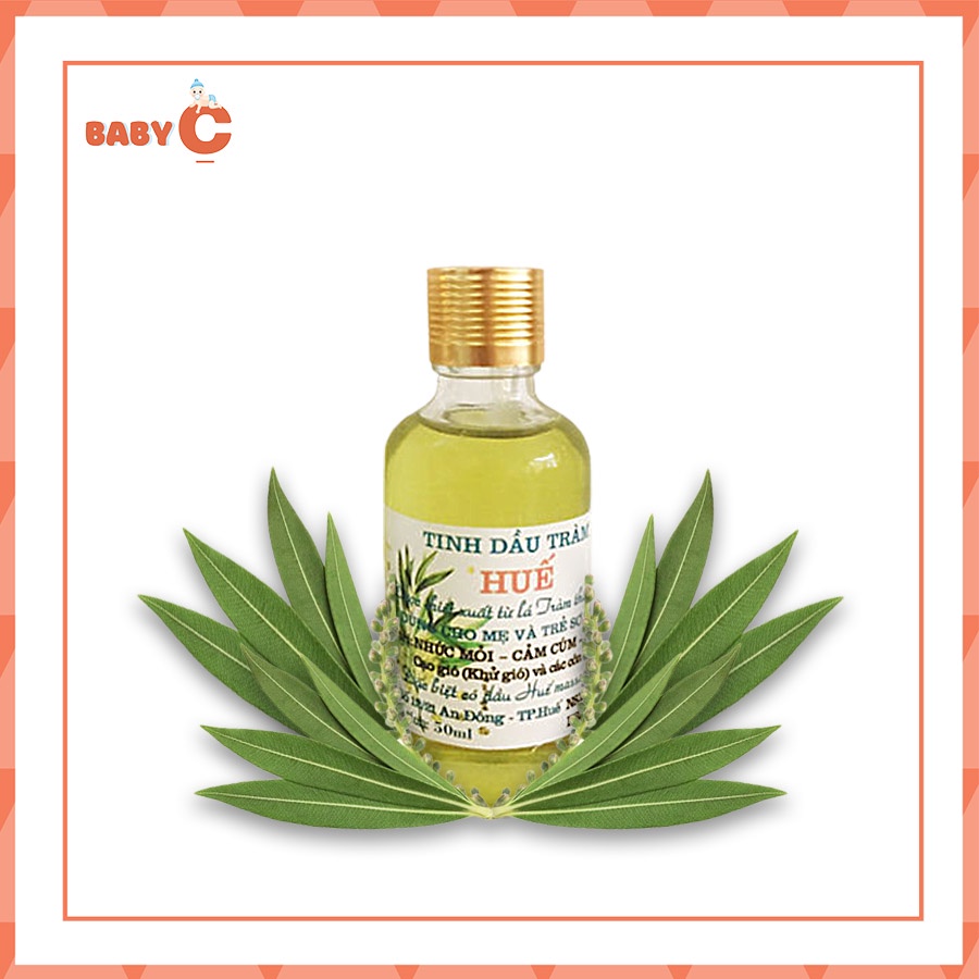 Tinh dầu tràm Huế nguyên chất 100ml cho bé hàng loại 1 BaByC