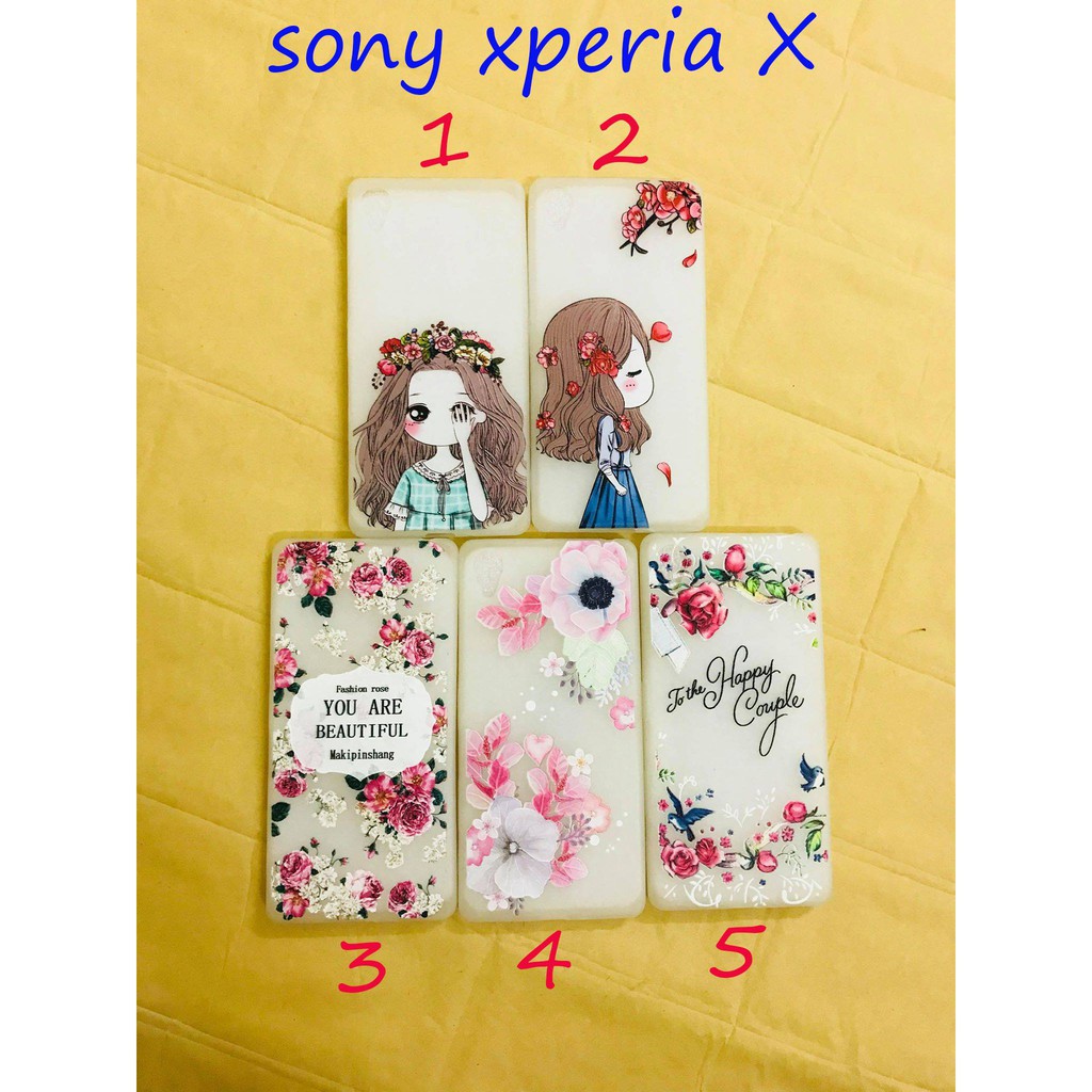 Ốp lưng thời trang in hình phát sáng cho Sony Xperia X