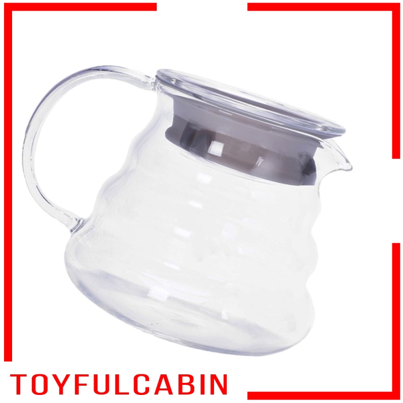 Kính Bình Thủy Tinh Pha Cà Phê Server 250 / 360 / 600 / 800ml Dung Tích 250ml