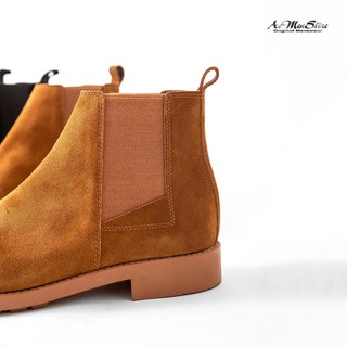 Giày Boots da lộn nam Routine