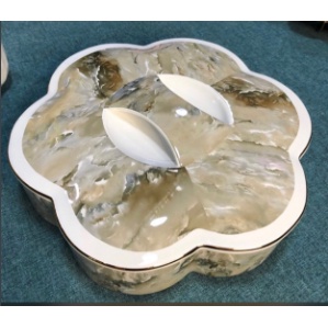 Bộ ấm chén vân đá . set đồ trang trí màu vân đá cao cấp phong cách hiện đạị, ấm chén vân đá quà tặng tân gia cao cấp