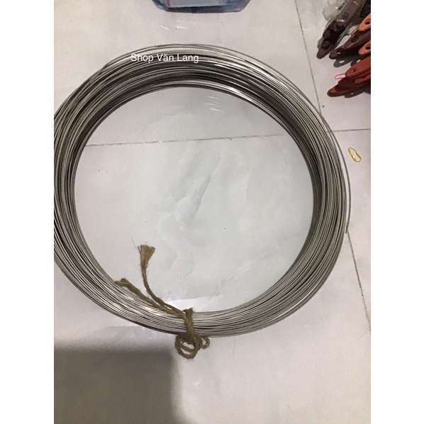 dây thép inox 2li không rỉ sáng bóng